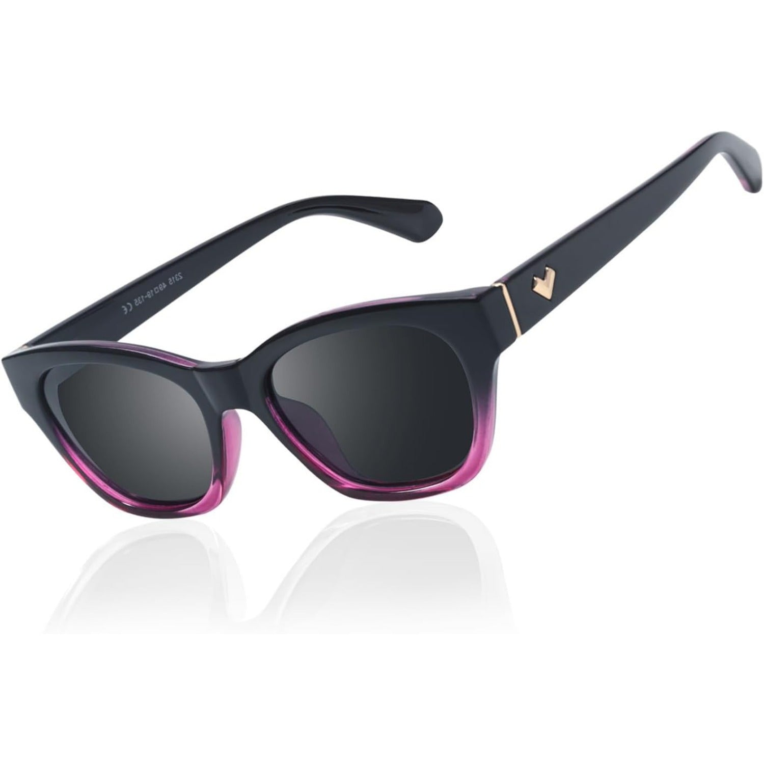 Small Polarized Glasses for Women Trendy Classic Cat Eye Glasses for Narrow Face with UV400 Protection LS2315