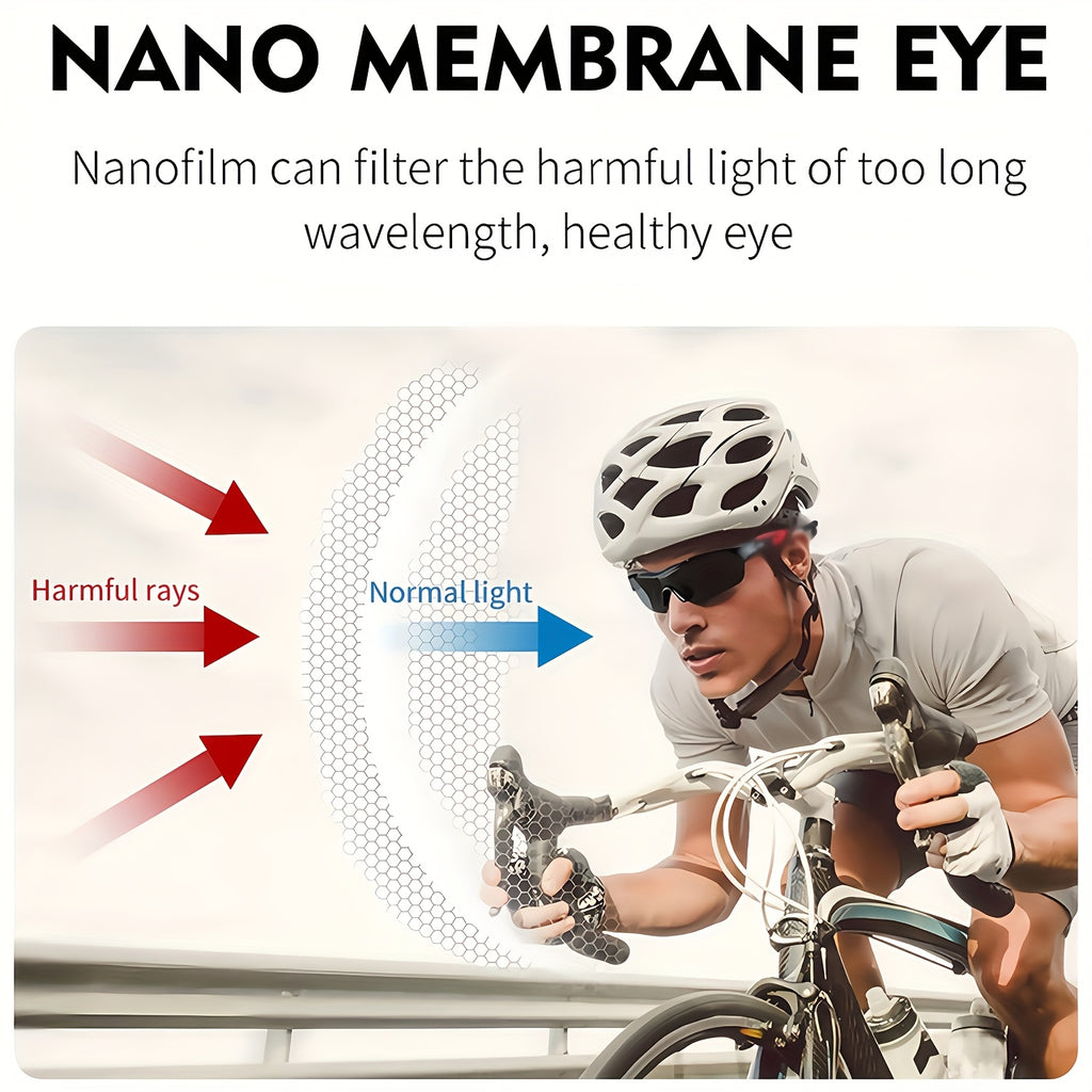 Lentes Fotocromaticos Hombre Ultraviolet-proof Bike Glasses Polarization Windproof Photochromic Lightweight Suitable for Cycling