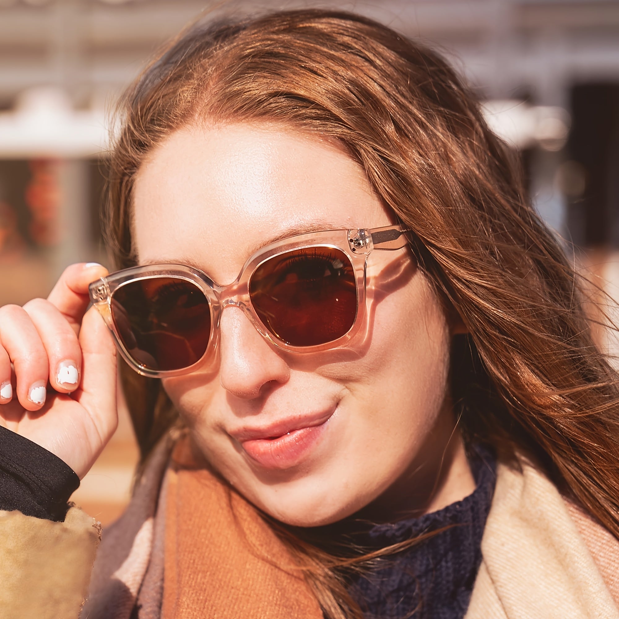 ZENOTTIC Polarized Glasses Women Trendy: Square Designer Acetate Glasses - Retro Shades For Vacation UV400 Protection