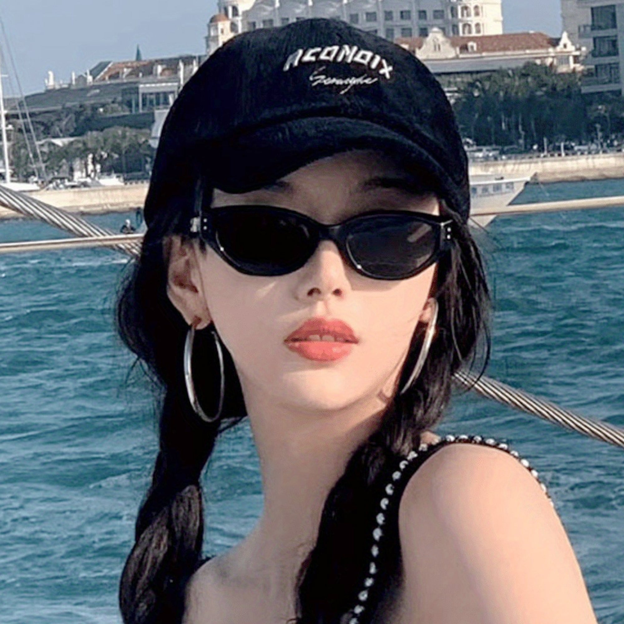 MYIAUR Chic Retro Cat Eye Glasses for Women & Men - Y2K Inspired Small Face Frame